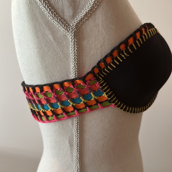 Beach Bunny Multicolor Bandeau Swim Top - Picture 3 of 10